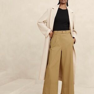 NWT Banana Republic Wide-Leg Tan Trousers